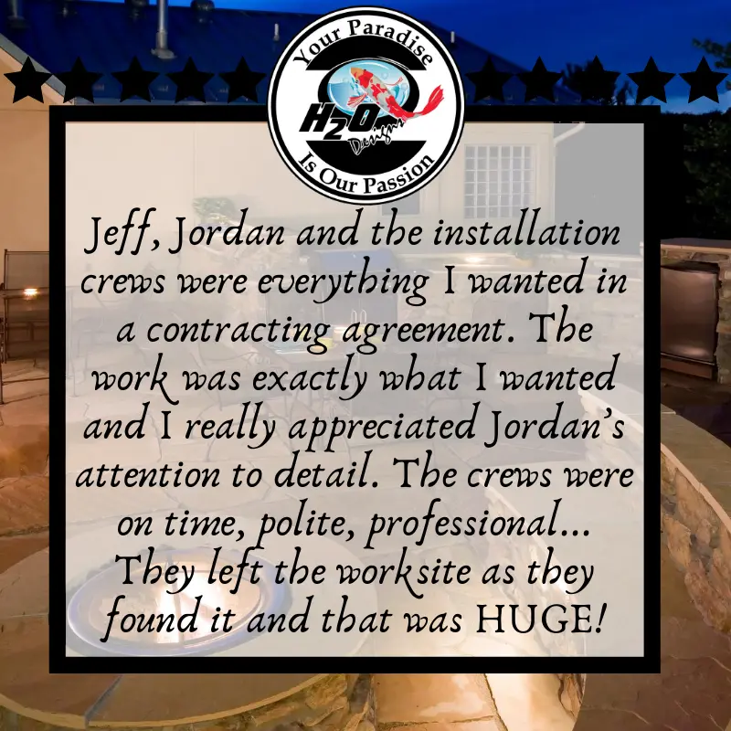 H2O Design's Customer Testimonials