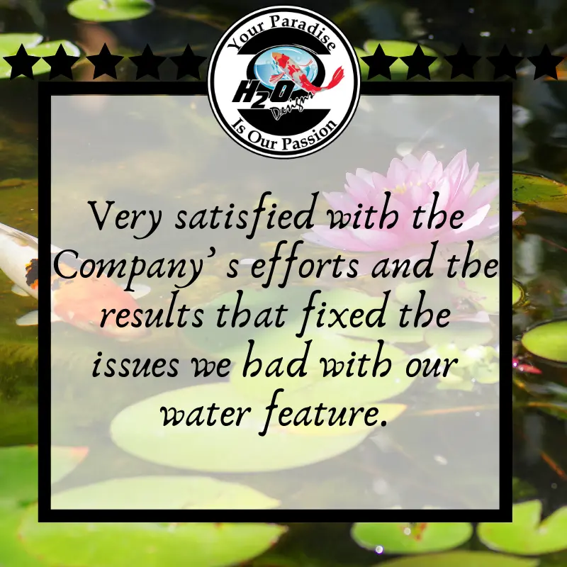 H2O Design's Customer Testimonials