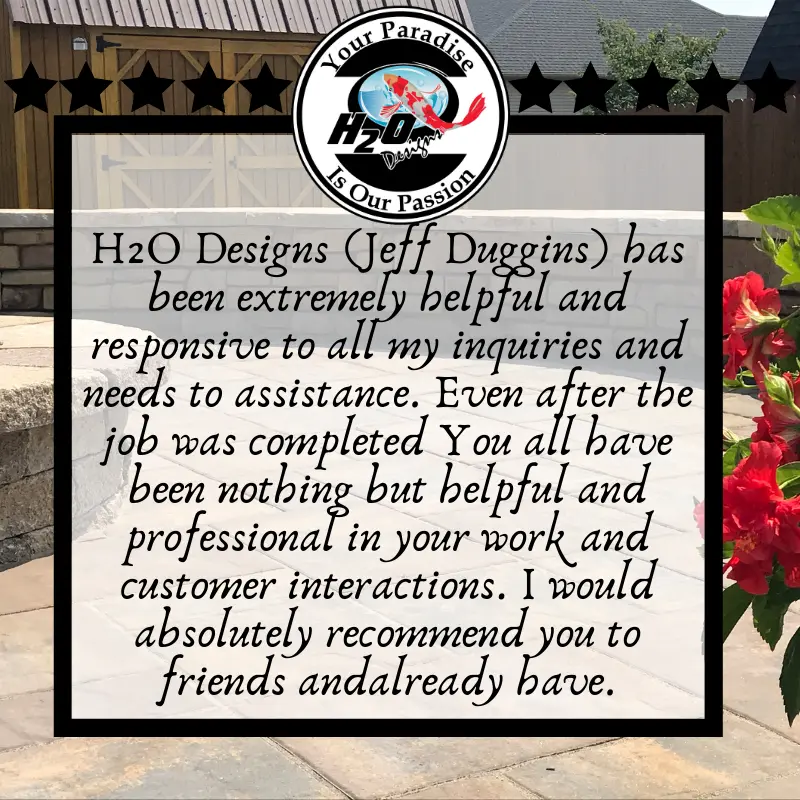 H2O Design's Customer Testimonials